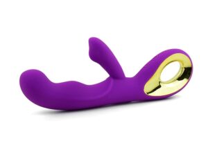 JP2007 Vibradores de doble cabeza Estimulador del punto G Palillo vibratorio Masturbación femenina Punto G Vibración Masaje Vibrador