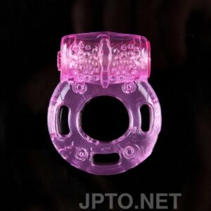 JP2017 Anillo de pene con vibrador de mariposa clítoris